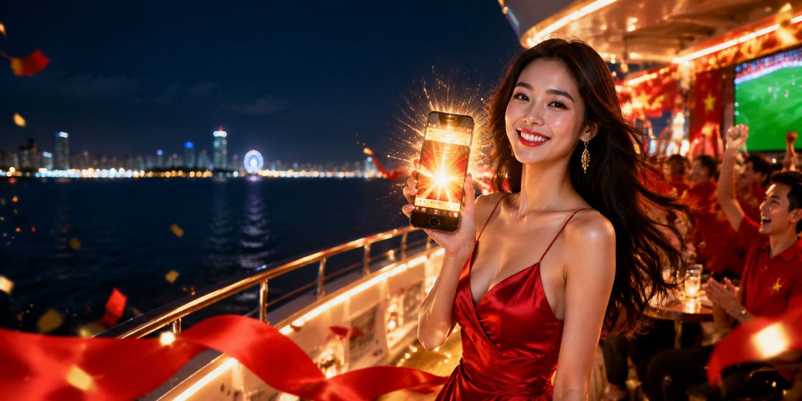 Người dùng tại Nha Trang xem kết quả thể thao và esports trên điện thoại di động ngoài trời